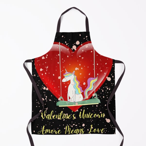 Item preview, Unicorn-Amore meaning love Valentines Heart designed and sold by Reubens-Art.
