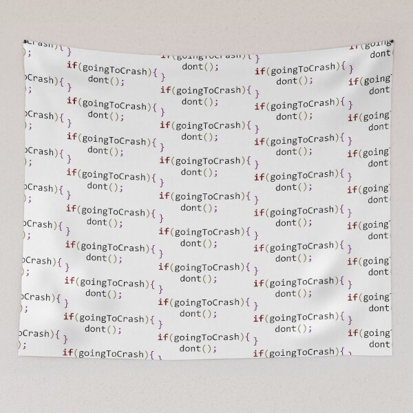 Item preview, If Going To Crash, Don't. Programming Joke. designed and sold by Yernemm.