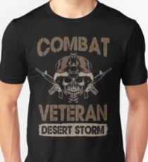 Combat Veteran Desert Storm - Veteran Shirt Unisex T-Shirt