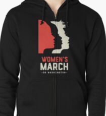 Women's March on Washington 2017 Official Zipped Hoodie