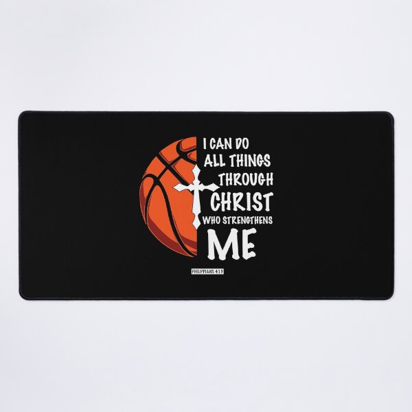 Item preview, Christian Basketball Top Religious Cross and Proverb designed and sold by larryscott84.