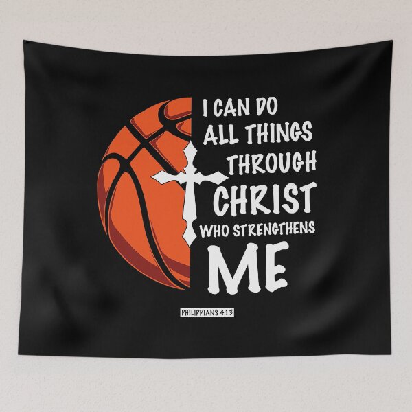Item preview, Christian Basketball Top Religious Cross and Proverb designed and sold by larryscott84.