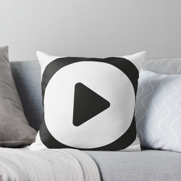 Item preview, Play Button 001 Black designed and sold by Rupert Russell.