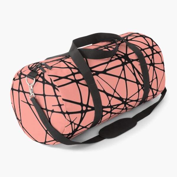 Item preview, Black and Pink Criss Cross Line Pattern Pairs DE 2022 Popular Color Adobe Avenue DE5137 designed and sold by ColorOfTheYears.