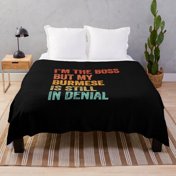 Item preview, I'm Boss But My Burmese Cat Still In Denial  designed and sold by LADistrictGarb.