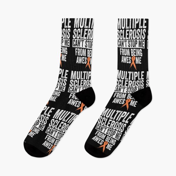 Item preview, Multiple Sclerosis Awareness Quote: Multiple Sclerosis Can't Stop Me From Being Awesome designed and sold by AMINE  ★★★★★.