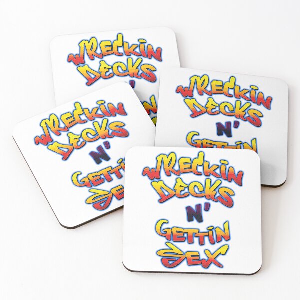 Item preview, Wreckin Decks and Gettin Sex! designed and sold by DemandChaos.
