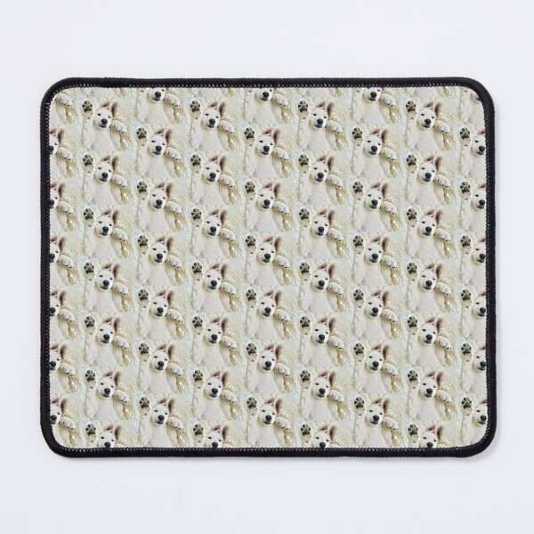 Item preview, Sweet waving white puppy,white shepherd. designed and sold by Jonnekesart.