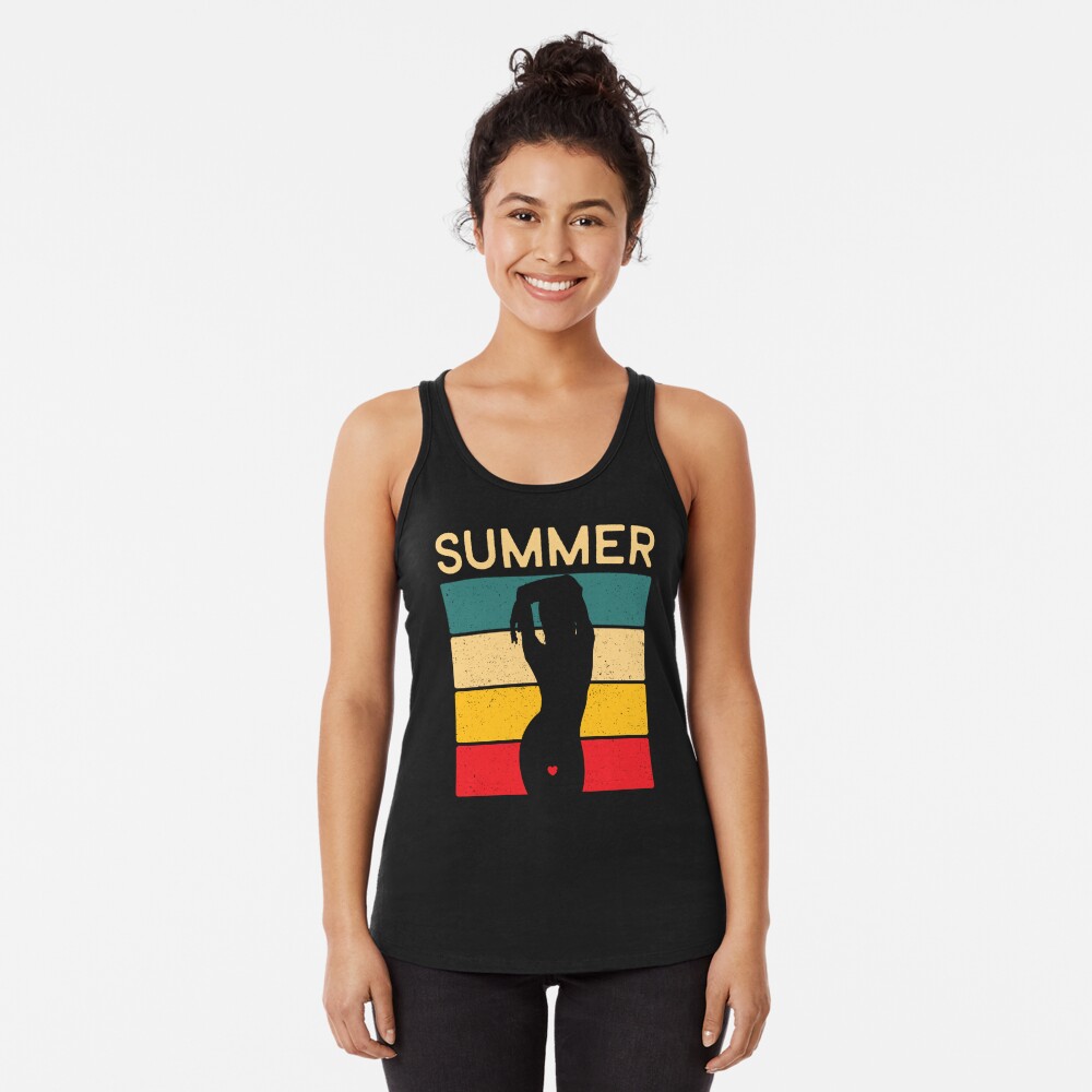 Discover The Beauty From The Beach Racerback Tank Top