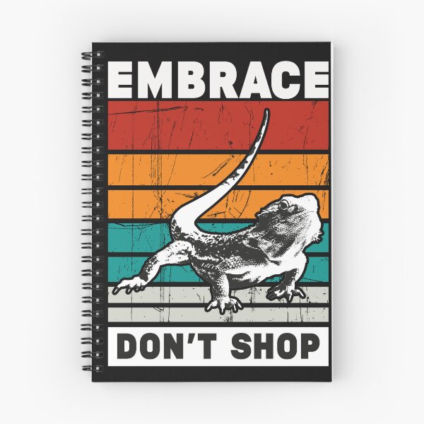 Item preview, Embrace don't shop - Lizard Nature Lover Gift and Reptile Lover designed and sold by Desibeau.