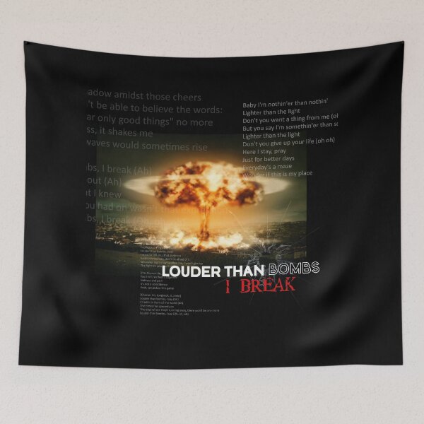 Item preview, Louder than bombs... I break. designed and sold by DanaSchmidt.