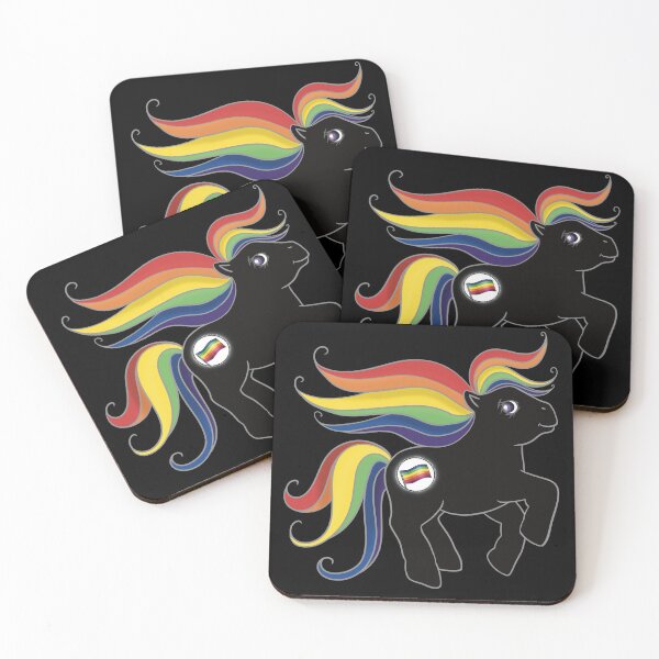 Item preview, Pride custom rainbow pony designed and sold by Milamara.