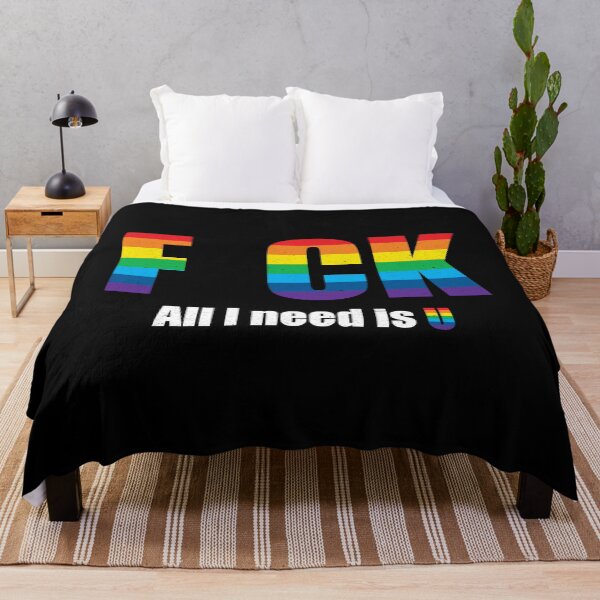 Item preview, LGBTQ Pride - F CK All I Need is U - Offensive Humor - Funny Gay Rainbow designed and sold by DesignByLeo.