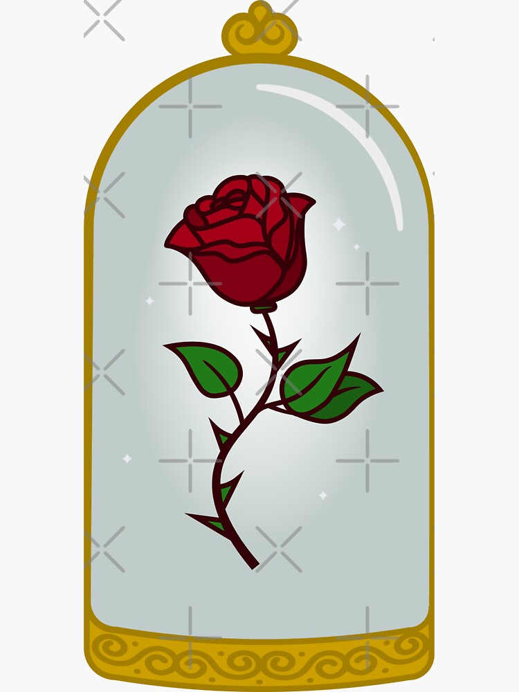 "Enchanted Rose" Sticker for Sale by cynthia tizcareno Redbubble