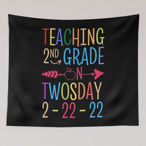 Item preview, Teaching 2nd Grade On Twosday 2 22 22 Funny Tuesday February 22 2022 Teacher designed and sold by Kaladzishop.