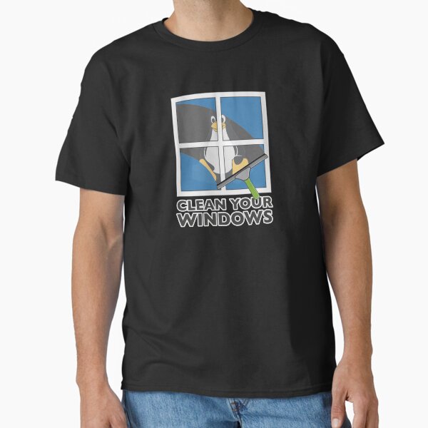 Artikel-Vorschau von Reinigen Sie Ihre Fenster, designt und verkauft von code-x-tees.