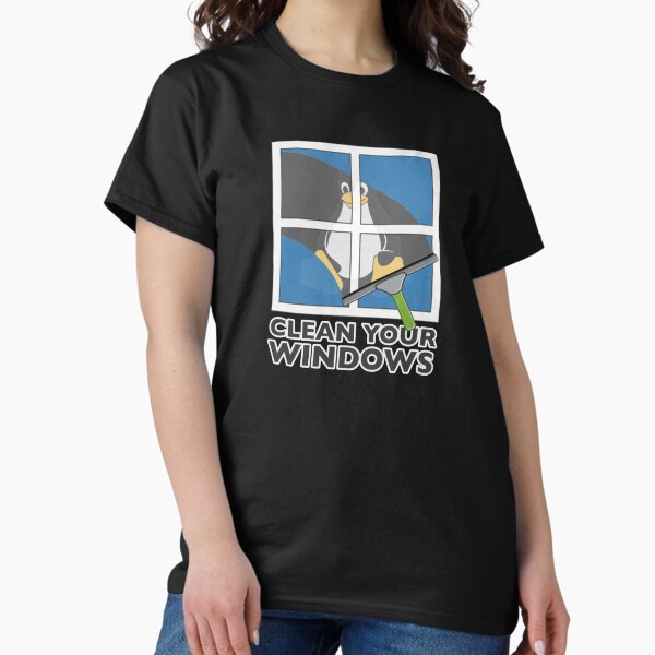 Artikel-Vorschau von Reinigen Sie Ihre Fenster, designt und verkauft von code-x-tees.
