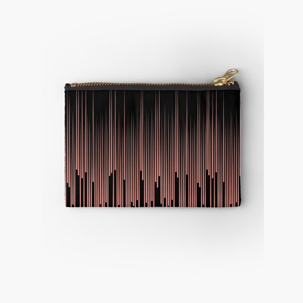 Item preview, Black and Pink Frequency Vertical Stripe Pattern Pairs DE 2022 Popular Color Adobe Avenue DE5137 designed and sold by ColorOfTheYears.