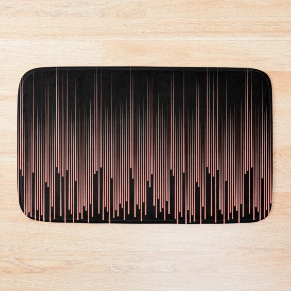 Item preview, Black and Pink Frequency Vertical Stripe Pattern Pairs DE 2022 Popular Color Adobe Avenue DE5137 designed and sold by ColorOfTheYears.