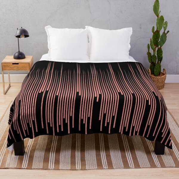 Item preview, Black and Pink Frequency Vertical Stripe Pattern Pairs DE 2022 Popular Color Adobe Avenue DE5137 designed and sold by ColorOfTheYears.