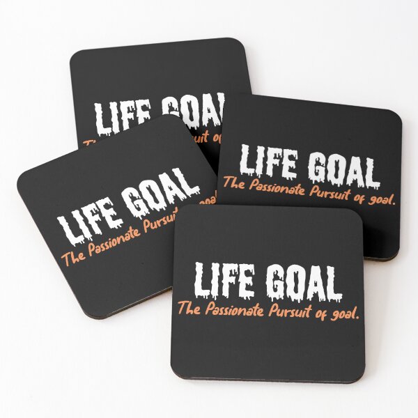 Item preview, Life Goal - The Passionate Pursuit of goal- motivational saying designed and sold by cruzzcreation.