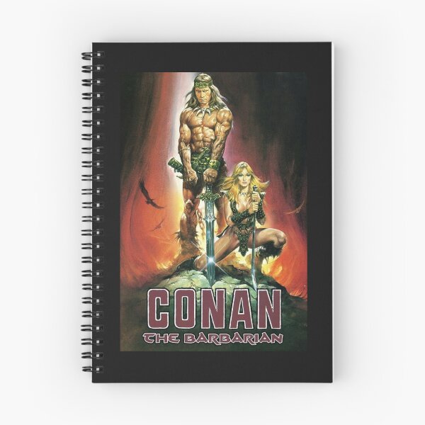 Item preview, Conan the Barbarian by Arnold Schwarzenegger Movie Poster designed and sold by EinsamerBaum.