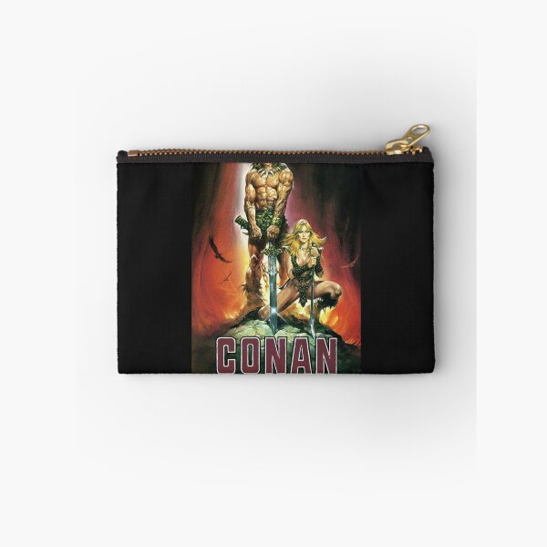 Item preview, Conan the Barbarian by Arnold Schwarzenegger Movie Poster designed and sold by EinsamerBaum.