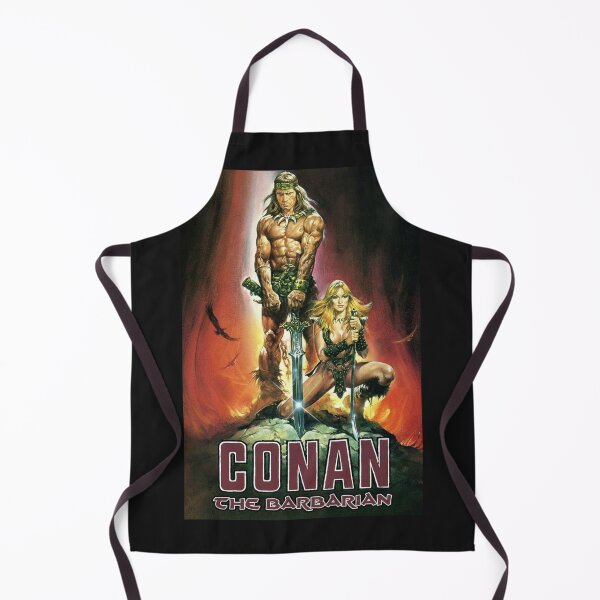 Item preview, Conan the Barbarian by Arnold Schwarzenegger Movie Poster designed and sold by EinsamerBaum.