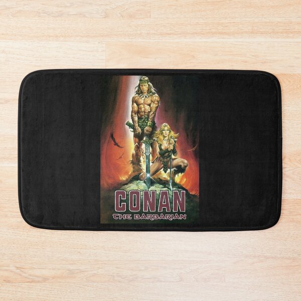 Item preview, Conan the Barbarian by Arnold Schwarzenegger Movie Poster designed and sold by EinsamerBaum.