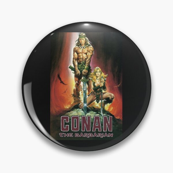 Item preview, Conan the Barbarian by Arnold Schwarzenegger Movie Poster designed and sold by EinsamerBaum.