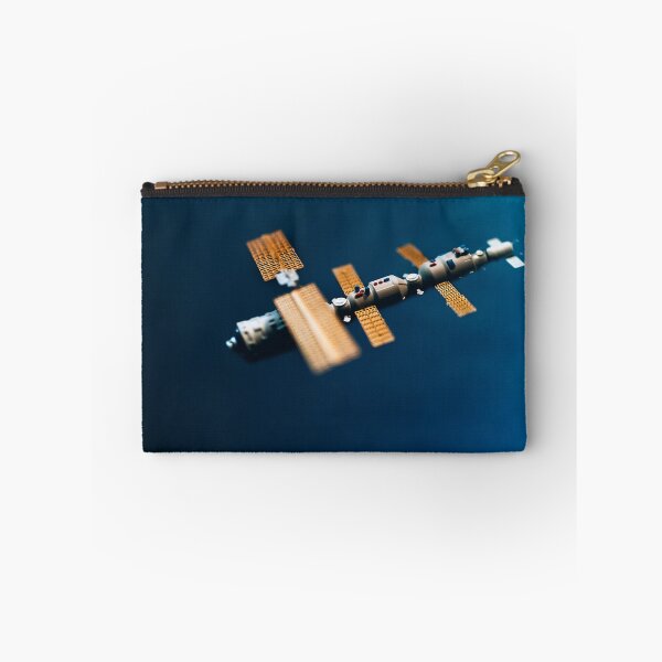 Item preview, Space Satellite Orbiting The Blue Planet. Satellite And Universe Aesthetic Novelty Design designed and sold by Silver Medal.