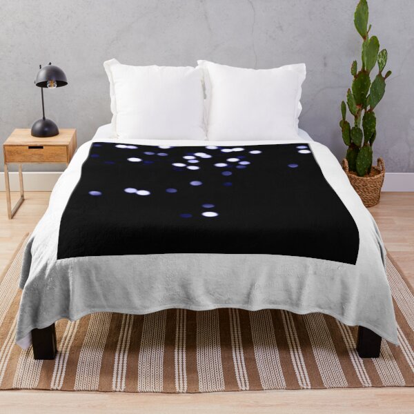 Item preview, Bokeh Lights On Black Background. Black And Background Aesthetic Novelty Design. Inspirational Scenery Art designed and sold by Silver Medal.