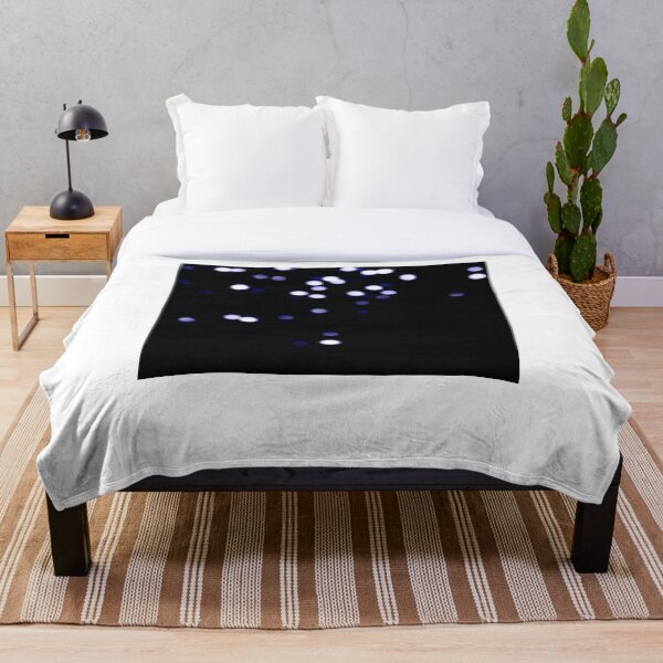 Item preview, Bokeh Lights On Black Background. Black And Background Aesthetic Novelty Design. Inspirational Scenery Art designed and sold by Silver Medal.