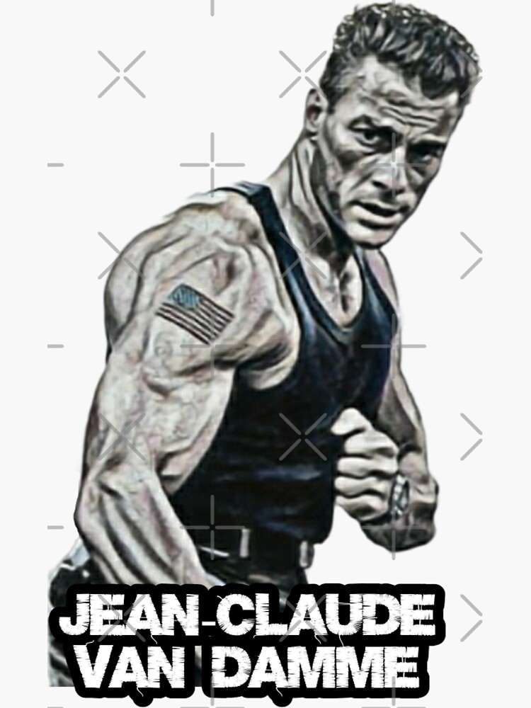 jcvd still kicking clipart