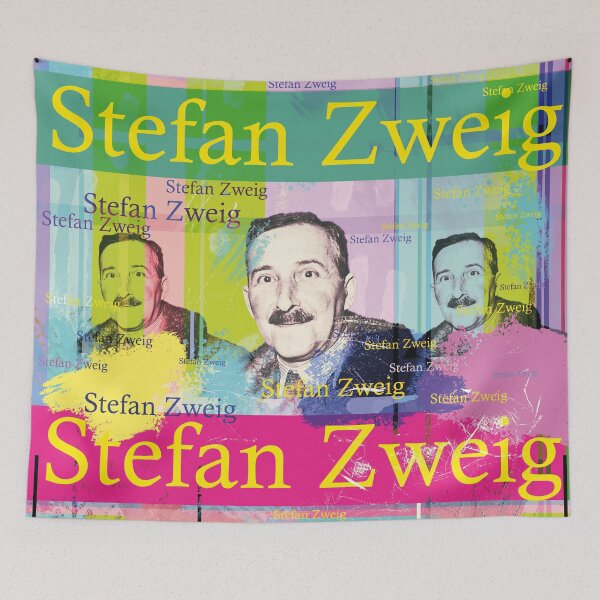 Artikelvorschau, Stefan Zweig Porträt, bekannter österreichischer Schriftsteller entworfen und verkauft von Mauswohn.