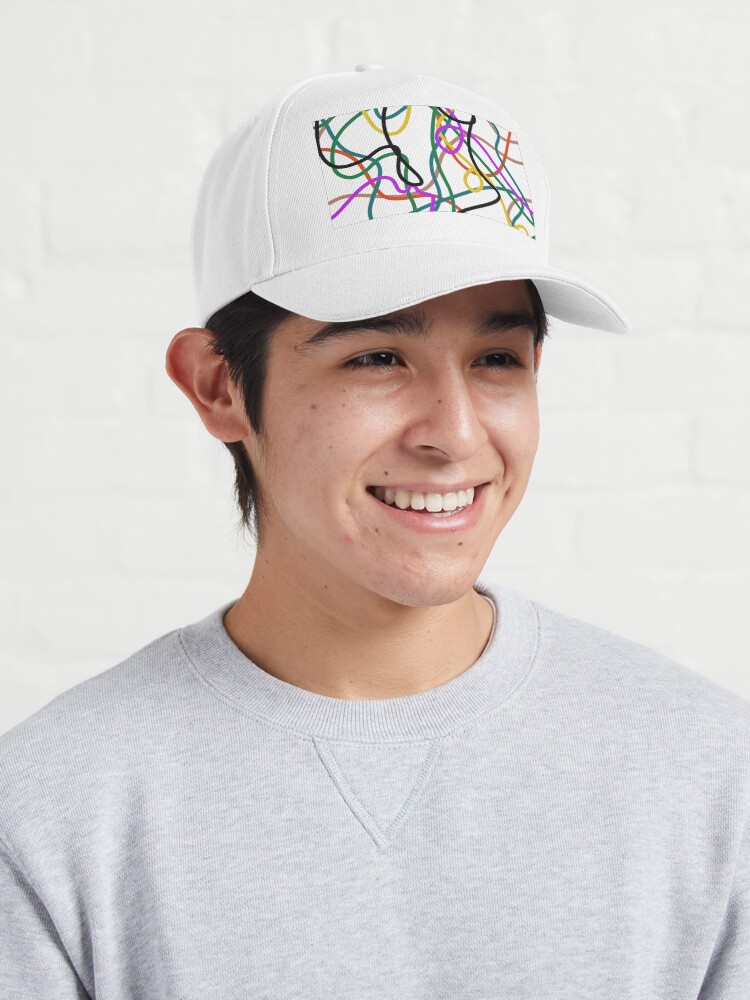 Alternate view of Lines Artwork Cap