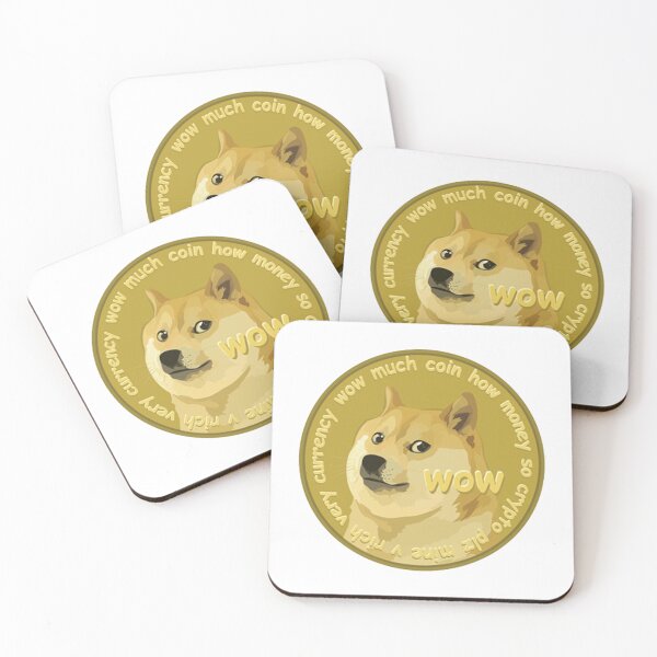 Item preview, Doge Meme Coin Wow designed and sold by FrenchArtee.