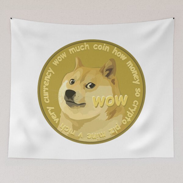 Item preview, Doge Meme Coin Wow designed and sold by FrenchArtee.
