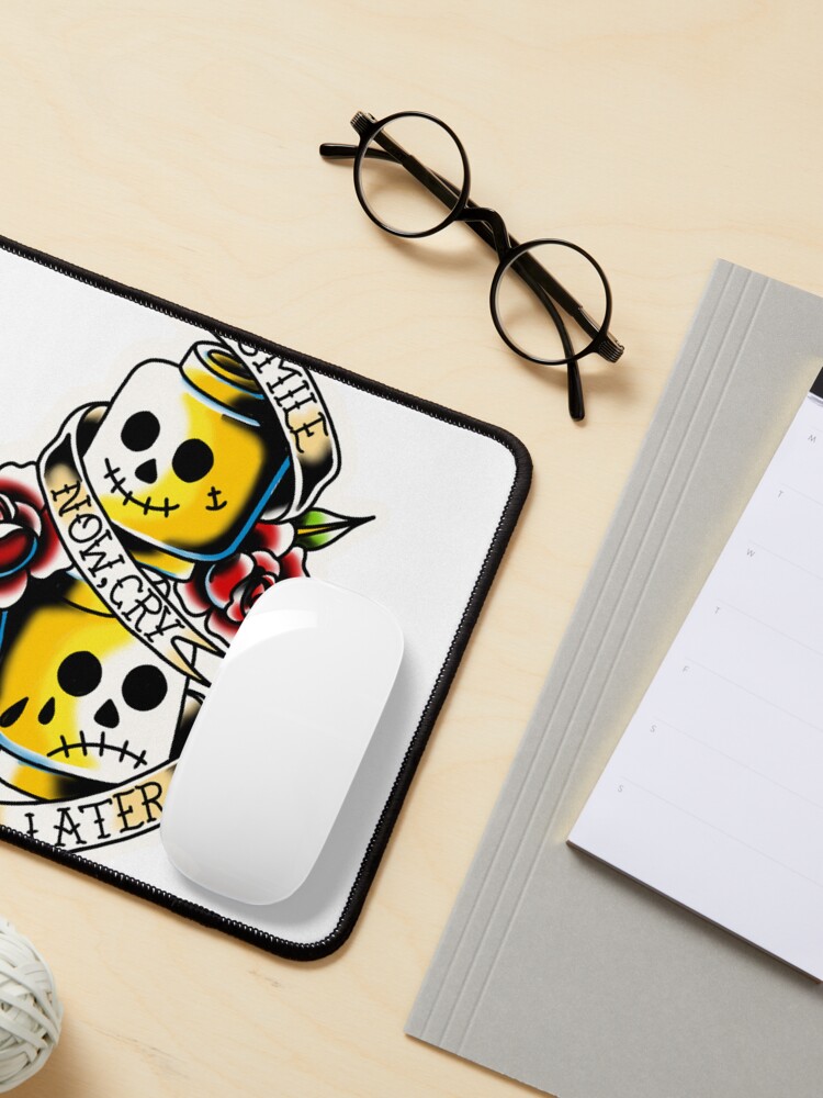 Alternate view of Smile Now Cry Later traditional tattoo Mouse Pad