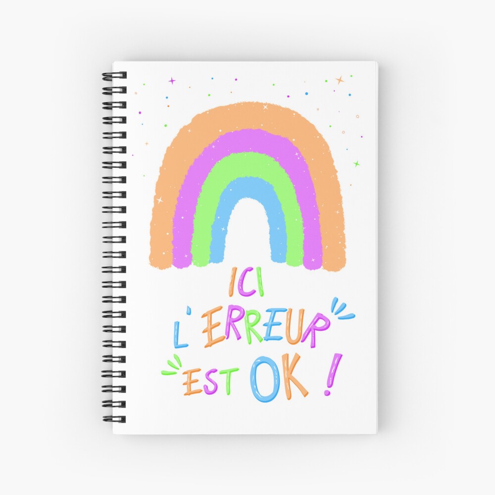 Aperçu de l'œuvre Cahier à spirale créée et vendue par GrandirZen.