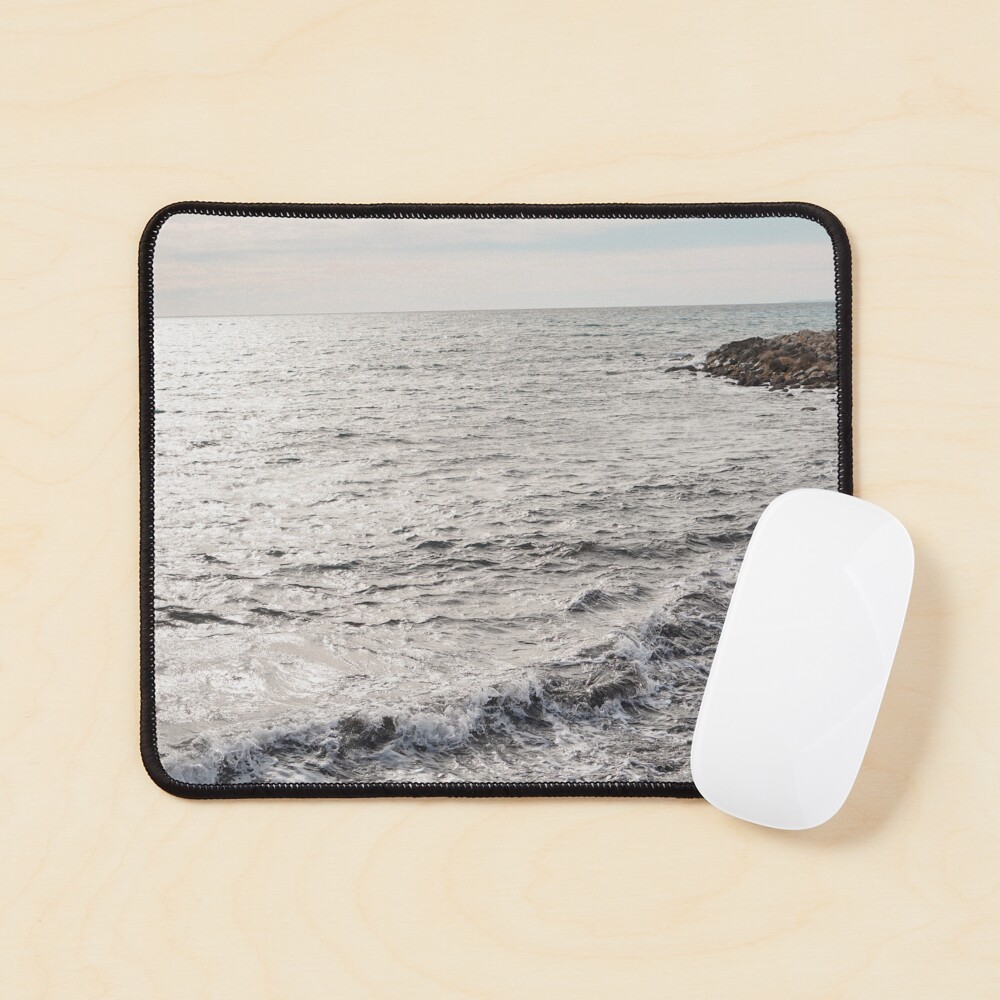 Ocean Breeze | Villajoyosa beach photography print Spain | Wanderlust sea Mouse Pad