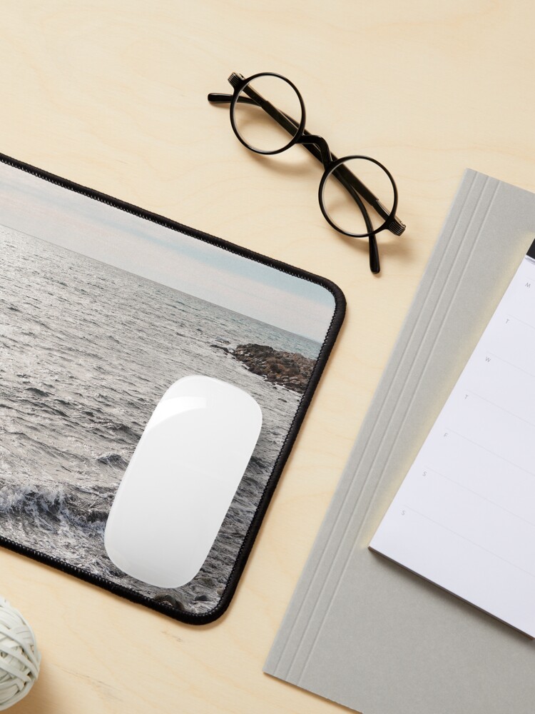 Alternate view of Ocean Breeze | Villajoyosa beach photography print Spain | Wanderlust sea Mouse Pad