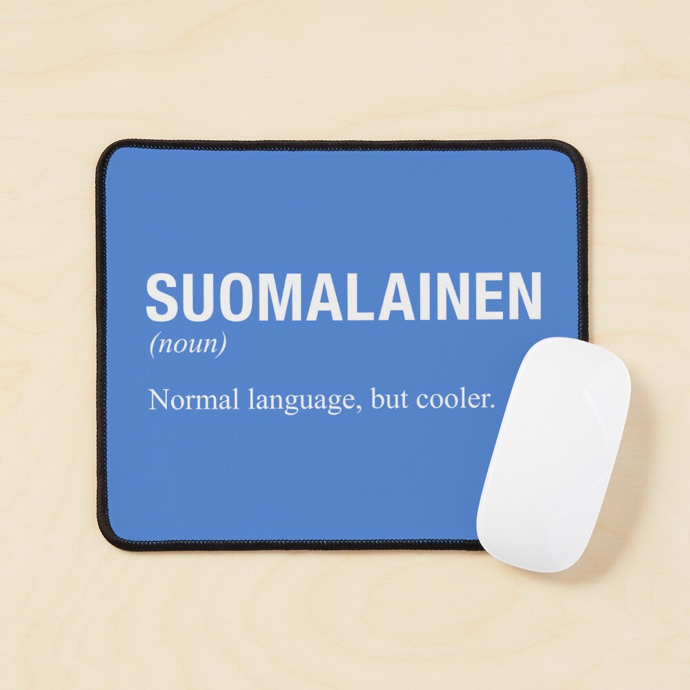 FINNISH Language Mouse Pad