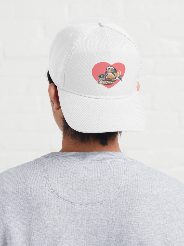 Alternate view of Valentines Day gift for birdwatcher Cap