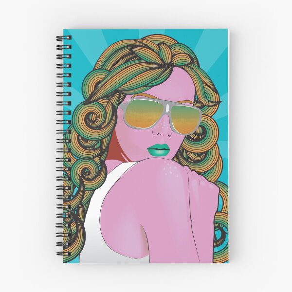 Item preview, Psychedelic Girl-Teal designed and sold by Lauren DeMarks.