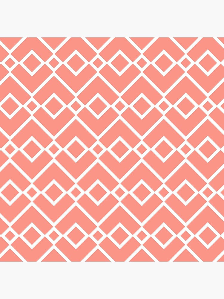 Pink and White Tessellation Line Pattern 23 Pairs DE 2022 Popular Color Adobe Avenue DE5137 by ColorOfTheYears