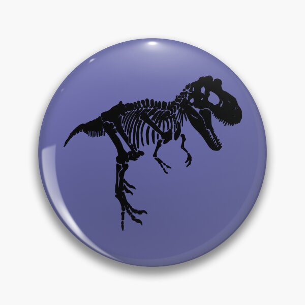 Item preview, Very Peri Dinosaur Tyrannosaurus Rex Black Skeleton designed and sold by InterpreTees.