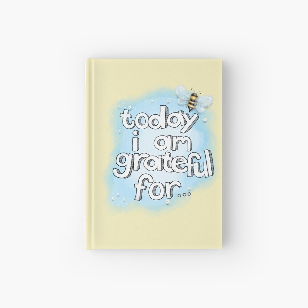 "Today I Am Grateful For..." Gratitude Journal Hardcover Journal