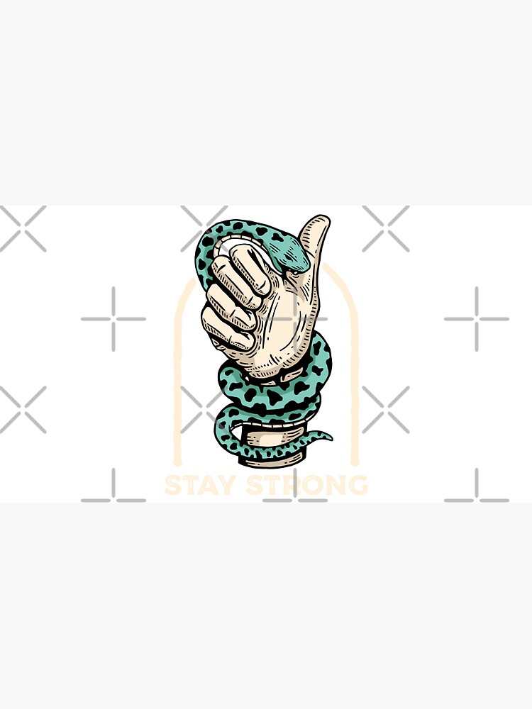 Snake biting hand by etud1984