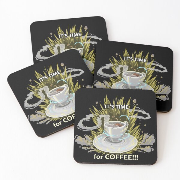 Item preview, Its time for coffee! Super saiyan designed and sold by WhoanaKeli.